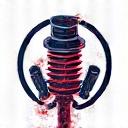 Truck suspension and exhaust icon